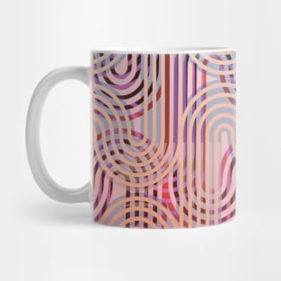 Waves pattern bright colorful interlaced Mug